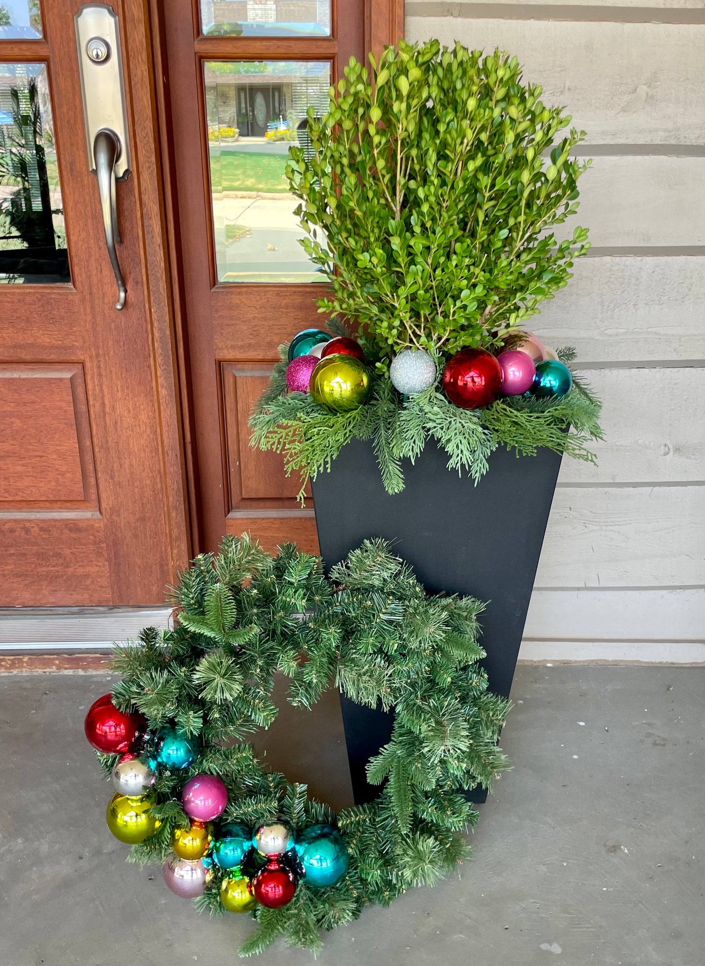 Add a Festive Wreath