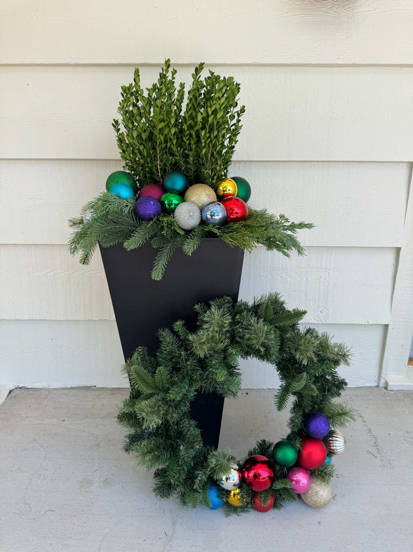 Add a Festive Wreath